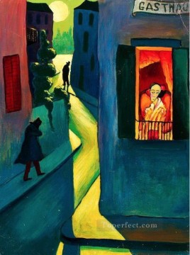 Expresionismo Painting - ciudad Marianne von Werefkin Expresionismo